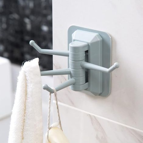 Filiyano-Crochet de salle de bain auto-adhésif mural, porte-manteau, porte-clés, crochets pour serviettes, cintre pour vêtements, accessoires de salle (1/5)