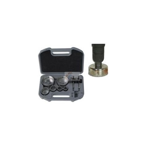 Set di punte DEDRA 6x + 2 piloti - 22-73 mm (1/5)