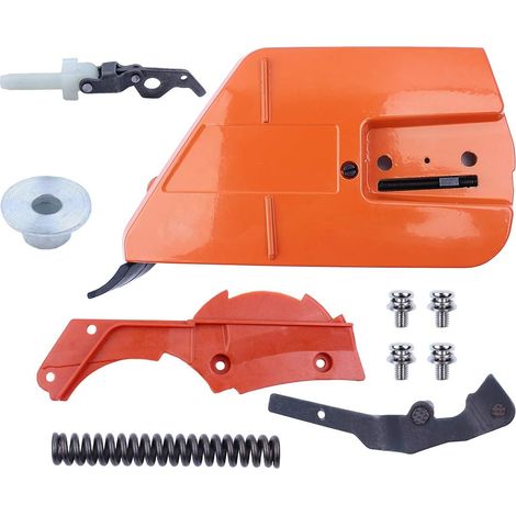 Kit d'articulation de frein de chaîne avec embrayage à ressort pour tronçonneuse Husqvarna 365 362 371 372 Pièces de rechange (1/5)