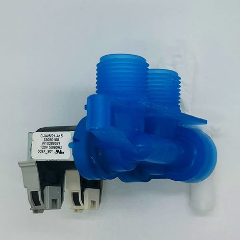 Replacement of the AP601 double inlet solenoid valve on the front-loading washing machine W10289387 (combination unit for hot and cold water). (1/4)