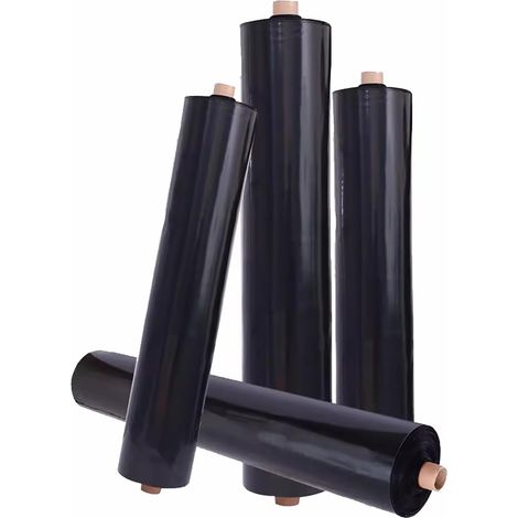 Bâche Bassin Polyéthylène Haute Densité, 20S HDPE Underlay Film D'étanchéité Jardin Membrane Bassin Film Bassin Natation Pour étangs Poissons Fontaines Jardin D'eau Cascade(Size:55m,Color:20S)