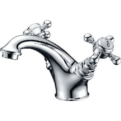 Robinet mélangeur lavabo rétro CANTERBURY avec bonde