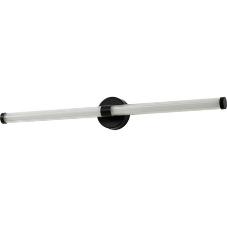 Lucande Lámpara de pared 'Melisa' en Negro Vidrio