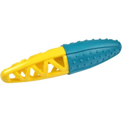 Jouet pour Chien Ovale "Géométrique" 23cm Bleu (1/4)