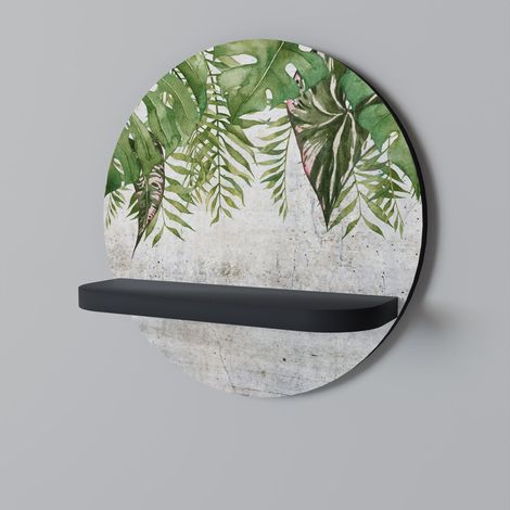 URBAN TROPICS Estante redondo negro (1/5)