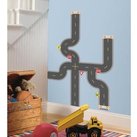 CIRCUIT ROUTE INTÉRACTIF - Sticker repositionnable circuit route intéractif