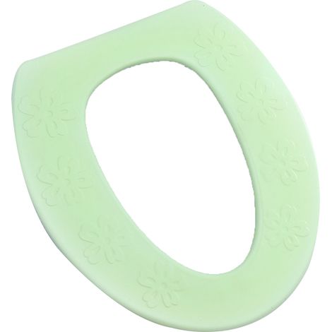 Coussin Pour Siège De Toilette - En EVA Imperméable Et Réutilisable - Confortable Et Antidérapant - Pour Sièges Ovales Standard - 1 Pièce (1/5)