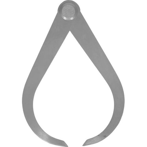 Kstools – Étrier extérieur de compas de précision 1000 mm – Jambes extra-larges – Acier à outils spécial – Finition rectifiée et polie