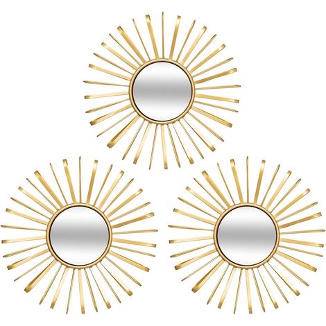 3 specchi dorati warren d24,5cm - Atmosphera créateur d'intérieur (1/5)