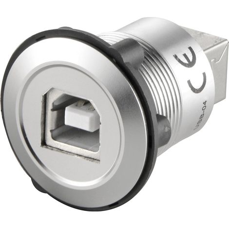 TRU COMPONENTS USB-03 USB-Einbaubuchse 2.0 Buchse, Einbau USB-Buchse Typ B auf USB-Buchse Typ A Inha (1/2)