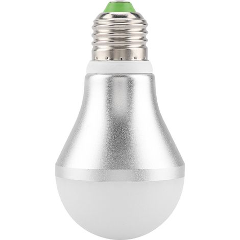 Ampoule LED Sensor E27 5W Lumière Automatique 6500K Blanc Lumière 700lm Aluminium 85-265V