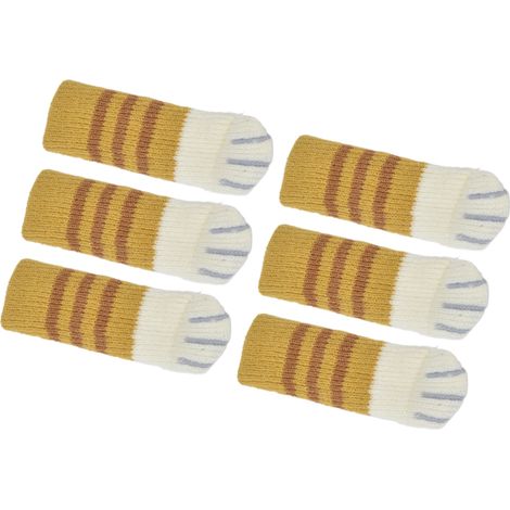 Lot de 20 protège-pieds de meubles en maille haute élasticité, facilitant le déplacement des chaises et réduisant le bruit. (1/5)