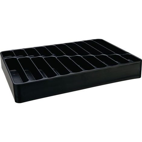 Un LOGS 137 H48xW338xD238mm Ku.black 20 LOGS (Per 6)