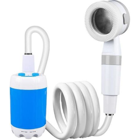 Pompe de douche de camping rechargeable - Débit réglable pour les voyages (1/5)