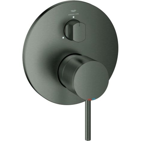 GROHE Grifo monomando Atrio 24356 FMS para 35604 3-vías desviador hard graphite cepillado, 24356AL0