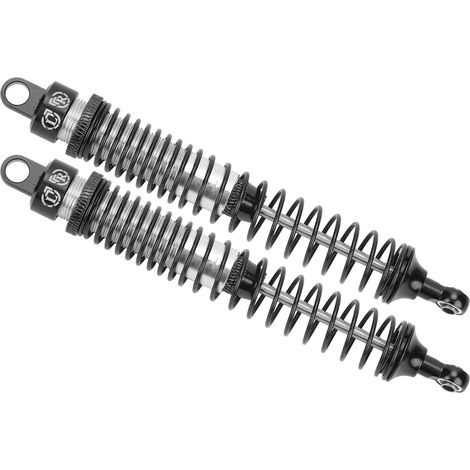 2 Pièces Amortisseurs Métalliques 130mm pour Voiture RC 1/10 HSP RGT Himoto Redcat - Noir (1/5)