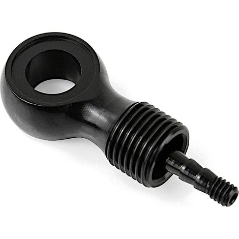 Banjo Brakco HBP-11 pour durite hydraulique Shimano 2,3 mm, aluminium, noir (1/2)