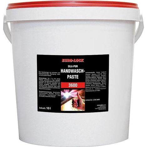 Sila Pur Pâte nettoyante pour les mains, EURO-LOCK LOS 3600 seau 10l