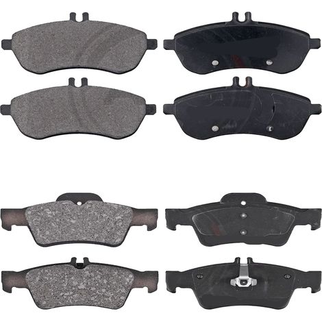 KIT PASTIGLIE FRENO ANTERIORI E POSTERIORI compatibile con MERCEDES-BENZ CLASSE E W212) / PASTIGLIE FRENANTI AUTO OEM P 50 067  P 50 069,P 50 052 / SOSTITUZIONE DIRETTA / BASSA POLVERE / SILENZIOSO