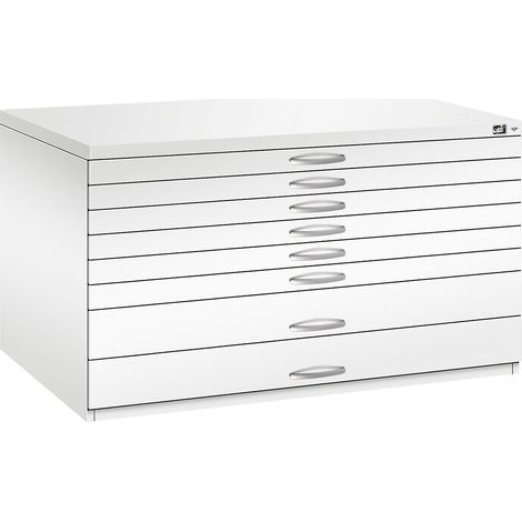 C+P, Armoire à plans, format A0, 8 tiroirs, hauteur 760 mm,