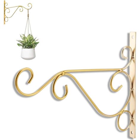 Crochet Suspension Plantes, Support De Plante Suspendu Crochets De Suspension Muraux Supports De Panier Suspendu En Fer Crochet De Suspension Mural Pour Pot De Fleurs (1/5)