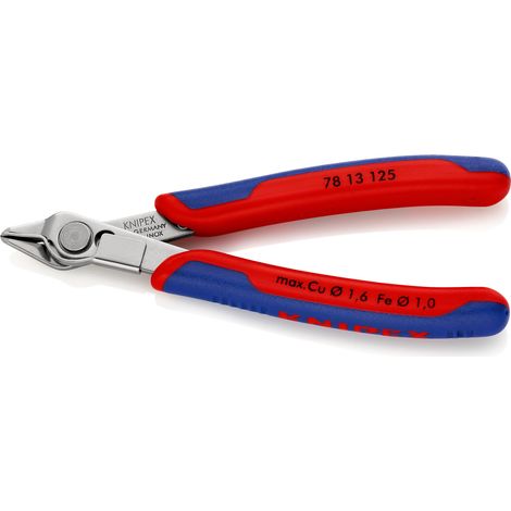 KNIPEX 78 13 125 SB Electronic Super Knips® with multi-component handles 125 mm
