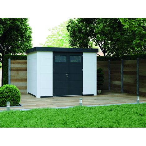 Caseta Metalica Jardin Novo Habitat Nh7 Blanca (1/5)