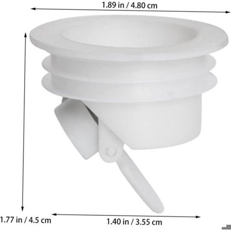 Lot de 15 clapets anti-retour désodorisants pour drain de sol, adaptés aux égouts, aux tuyaux de filtre anti-colmatage, aux couver (1/5)