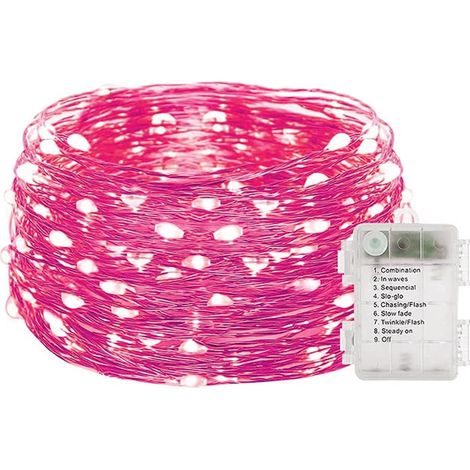 Guirlande lumineuse de Noël QttvbTna avec télécommande, LED, étanche, 20 m, rechargeable par USB (1/5)