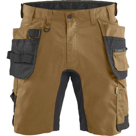 Short de travail stretch 2D avec poches flottantes 1752 Nougat/Noir 4XL - FR(58) - SE(C64) - Standards