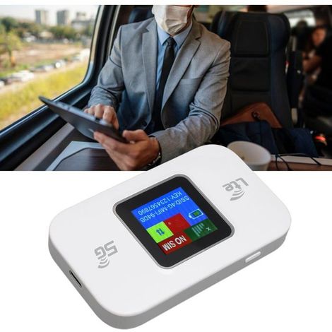 Modem WiFi 4G LTE Routeur WiFi 4G Professionnel 300Mbps écran Couleur Haute Vitesse Routeur WiFi Mobile 4G pour Téléphone Portable (1/4)