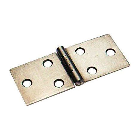 Bulk Hardware BH03847 Charniere a rabat arriere brute, 38 mm, Set de 2 Pieces