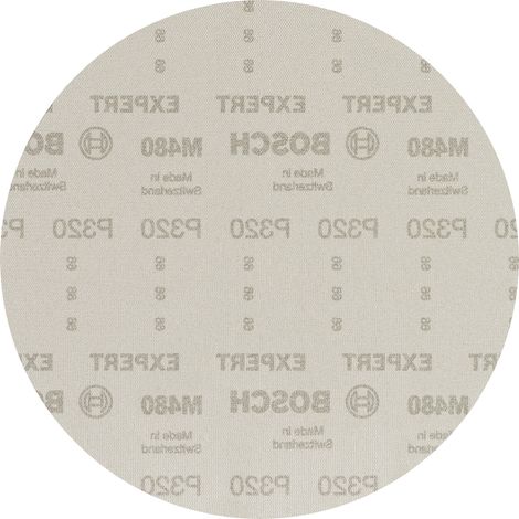 Disco abrasivo a rete Bosch M480 225 mm grana G320 per finitura ultra fine
