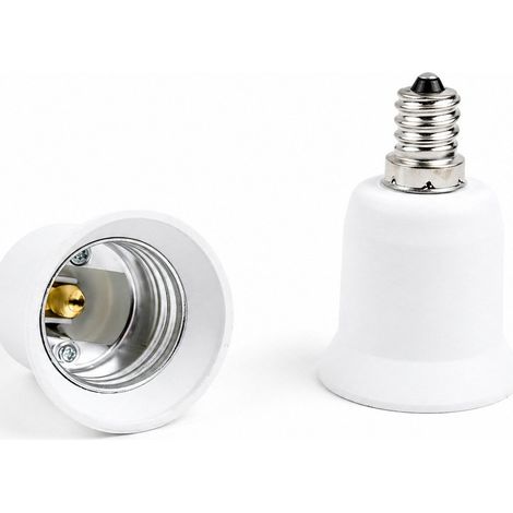En stock : douilles et adaptateurs E12 vers E27, en PBT ignifugé avec marquage CE. (1/5)
