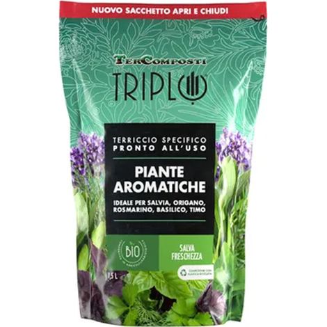 TERRICCIO PER PIANTE AROMATICHE 1,5L BIO TERCOMPOSTI