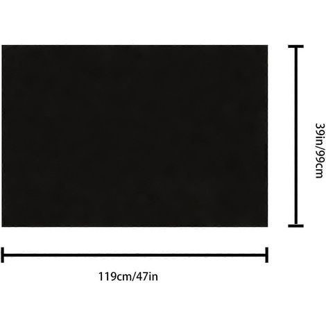 Tapis ignifuge pliable pour barbecue, protection de sol portable et résistante à la chaleur pour barbecue extérieur.