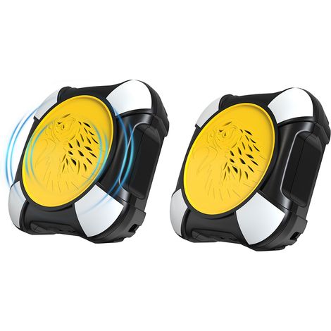 Répulsif à rongeurs 360° avec ultrasons à haute intensité et ondes de pression pour usage intérieur, efficace contre les souris et autres rongeurs – lot de deux
