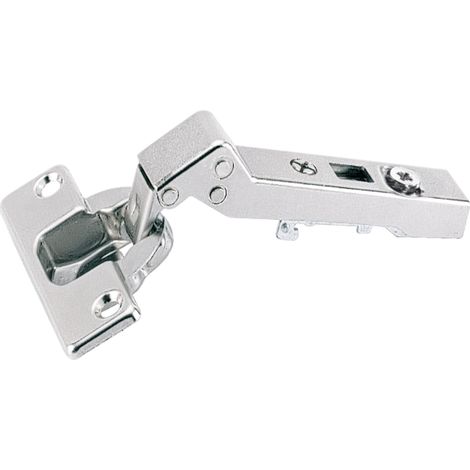 Hettich Möbel-Topfscharnier, Intermat 9936, 77699, 95°, Kröpf. 6mm, ZDG silber vern. (1/5)