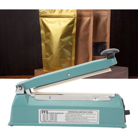 Machine de Scellage Thermique à Main Professionnelle en Coque Métallique pour Sacs en Plastique, Papier Kraft et Aluminium avec 8 Niveaux de Réglage (1/5)