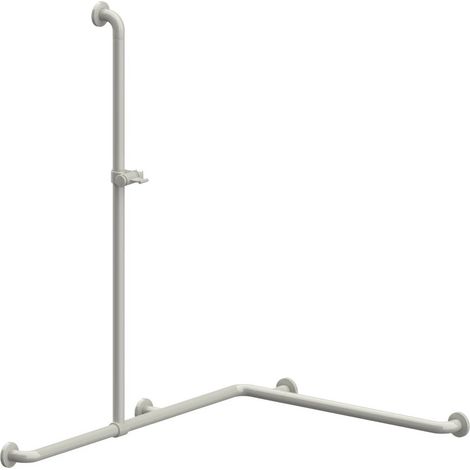 Main courante avec barre de douche coulissante