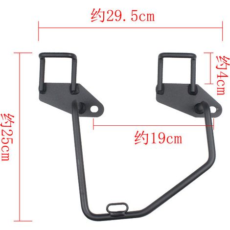 Compatible with Honda CM300 engine side bag supports, motorcycle side case supports and CM500 crash bar bag supports. (1/5)