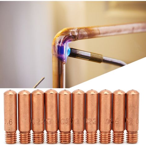 30 pointes de contact 11-23, 11-30 et 11-35 pour pistolet de soudage MIG Tweco Mini 100L (1/5)