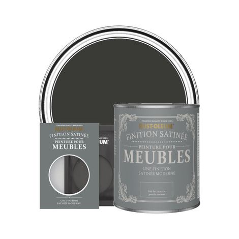 Peinture pour Meubles Finition Satinée - Magie noire (1/3)