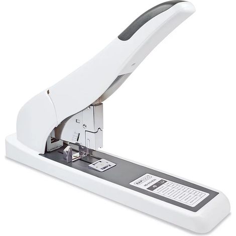 1 Agrafeuse, haute capacité 210 feuilles, poignée TPE, base antidérapante, enclume rotative, bureau maison école (1/5)