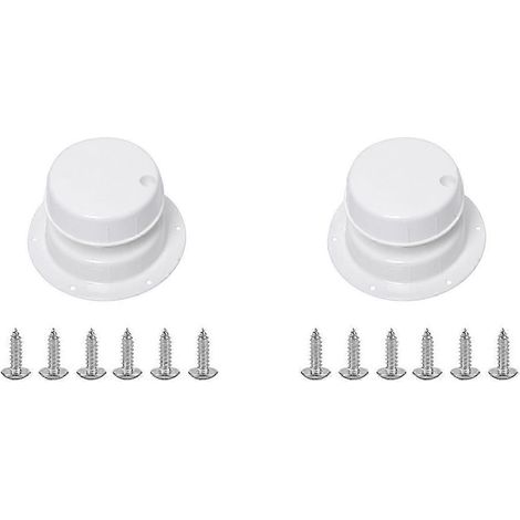 2X Bouchon de ventilation pour plomberie de VR, couvercle de ventilation de toit pour VR, couvercle de ventilation d'égout de toit pour tuyau de 1 à 2 3/8 pouces HJ403 (1/5)