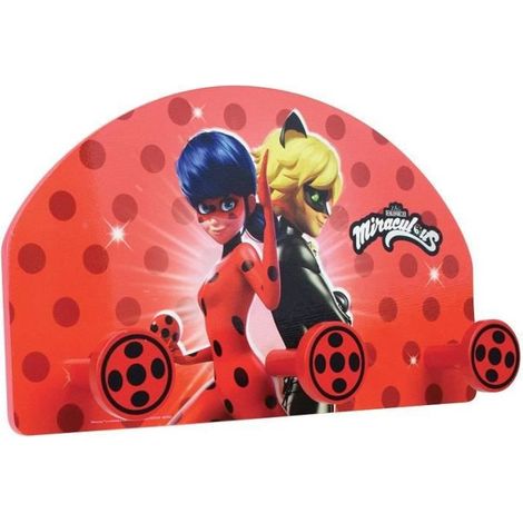 Fun house miraculous ladybug porte manteau pour enfant h.37 x l.21.5 x p.68 cm (1/4)