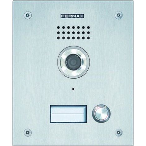 FERMAX 44338  Placa MARINE ST1 CP101 DUOX PLUS en aluminio anodizado para viviendas, apertura de la puerta, llamada a conserje