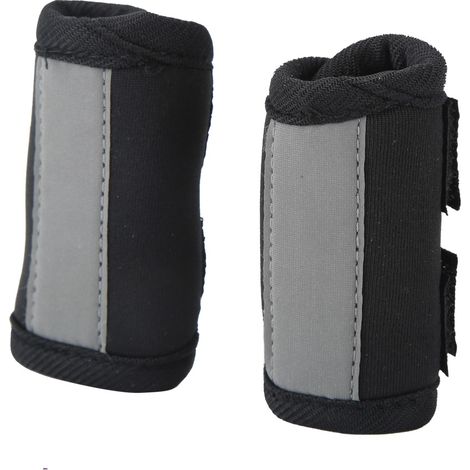 Protections pour pattes avant de chien, 1 paire de protections pour coudes de chien, protections pour coudes et genoux de chien (noir, taille S) (1/5)