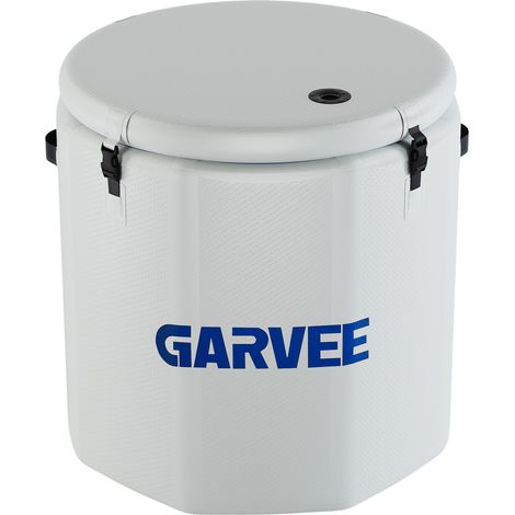 Bain de glace gonflable XXL 186L récupération musculaire – Compatible système de refroidissement – Couvercle isolé – Portable, intérieur/extensionérieur – Accessoire salle de bain – Taille : 100ↀ x 90 (1/5)
