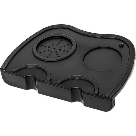 Tapis de tassement pour expresso en silicone, épais et antidérapant, idéal pour les bars et restaurants.-Double Slot (1/5)